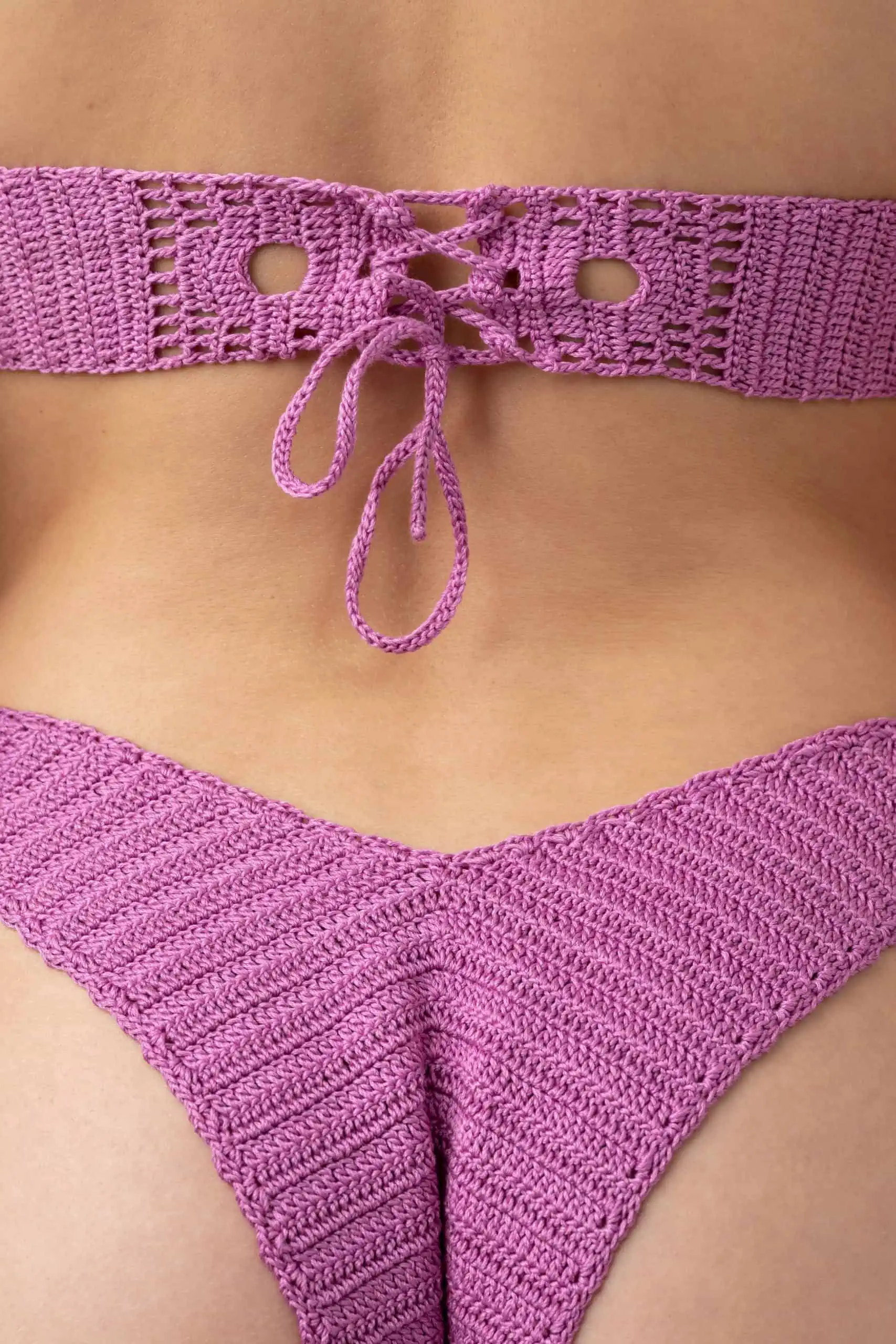 Bikini donna fascia all’uncinetto AYNI - immagine 3