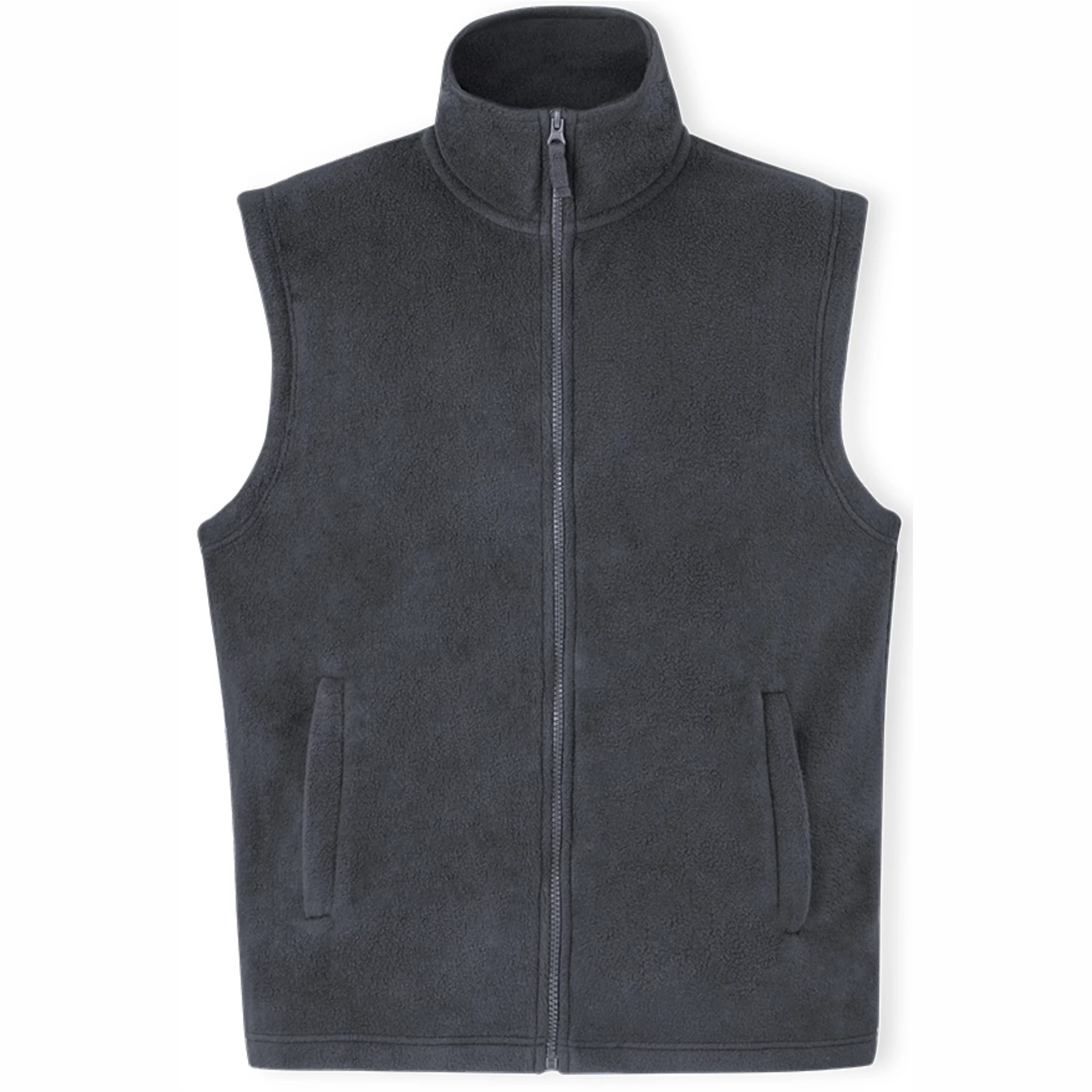 20170 Destin Makito | Smanicato in Pile | Gilet in Pile | Uomo | con Zip Intera | con Tasche Laterali | Anti- Pilling | 280 gr/m2