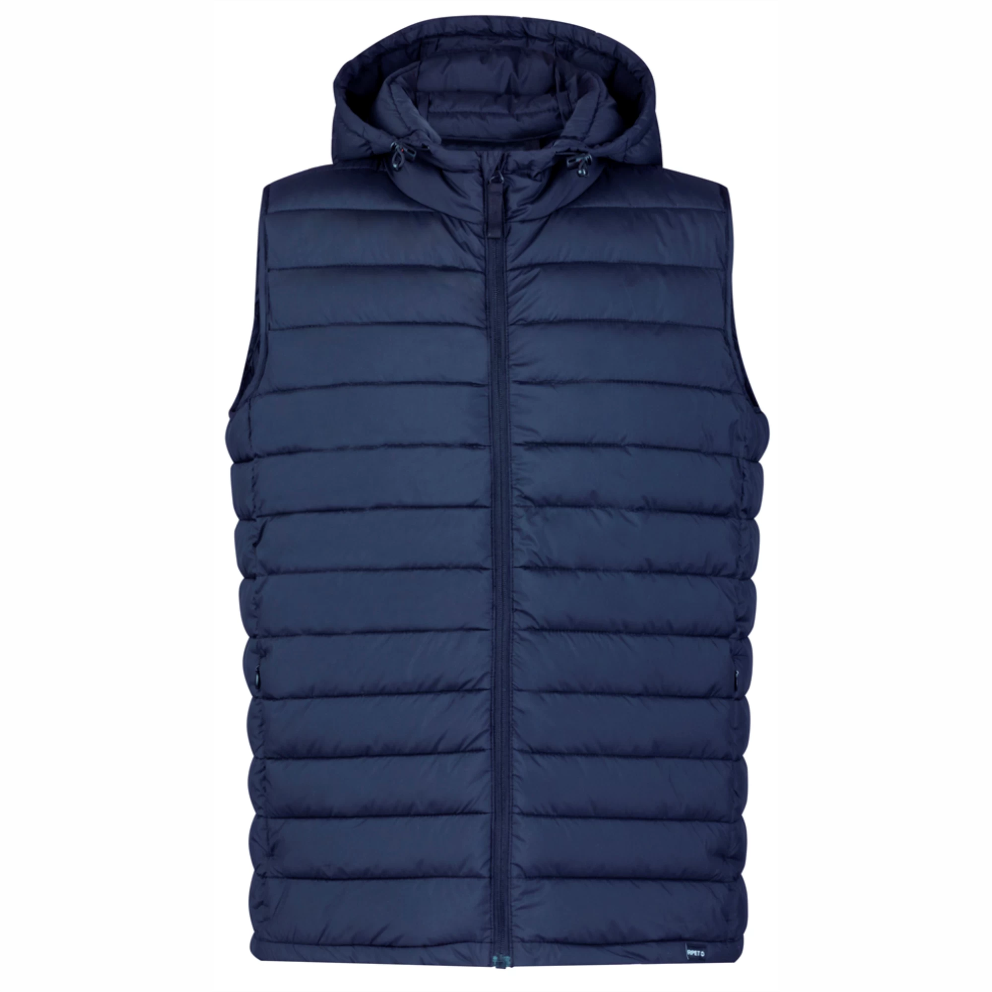 21147 Dempax Makito | Gilet da Lavoro | Smanicato | Uomo | con Zip Intera | con Cappuccio | con Tasche Laterali | Imbottito | RPET