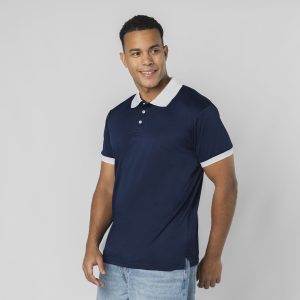 21153 Polo Rebon Makito | Polo Uomo | Manica Corta | Tessuto Tecnico | Transpirante | 180 gr/m2