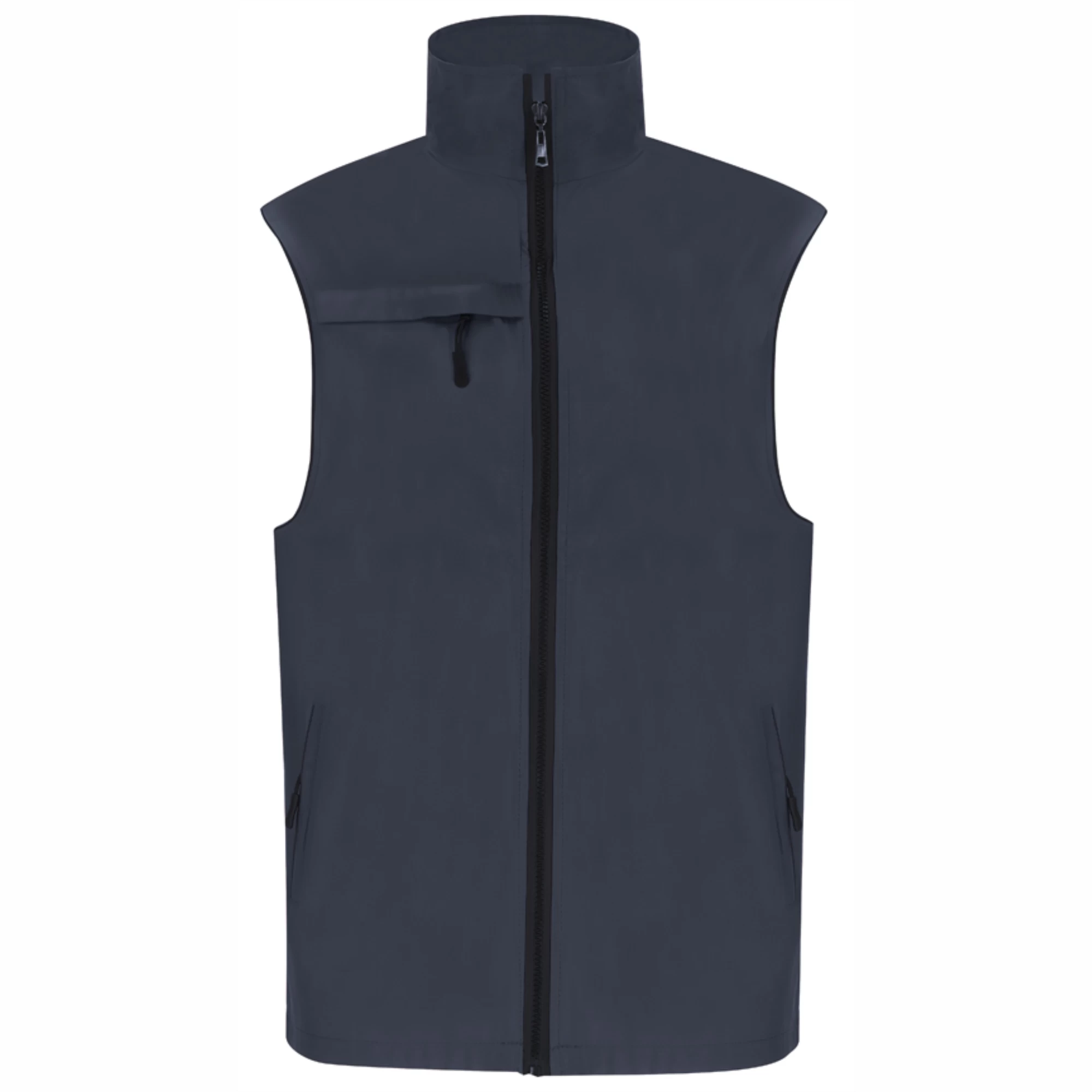 21416 Dervik Makito | Gilet da Lavoro | Smanicato | Uomo | con Tasche | con Zip | 120 gr/m2 - immagine 3