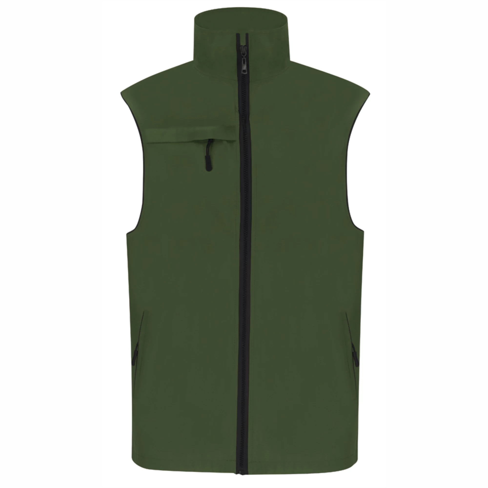 21416 Dervik Makito | Gilet da Lavoro | Smanicato | Uomo | con Tasche | con Zip | 120 gr/m2 - immagine 5