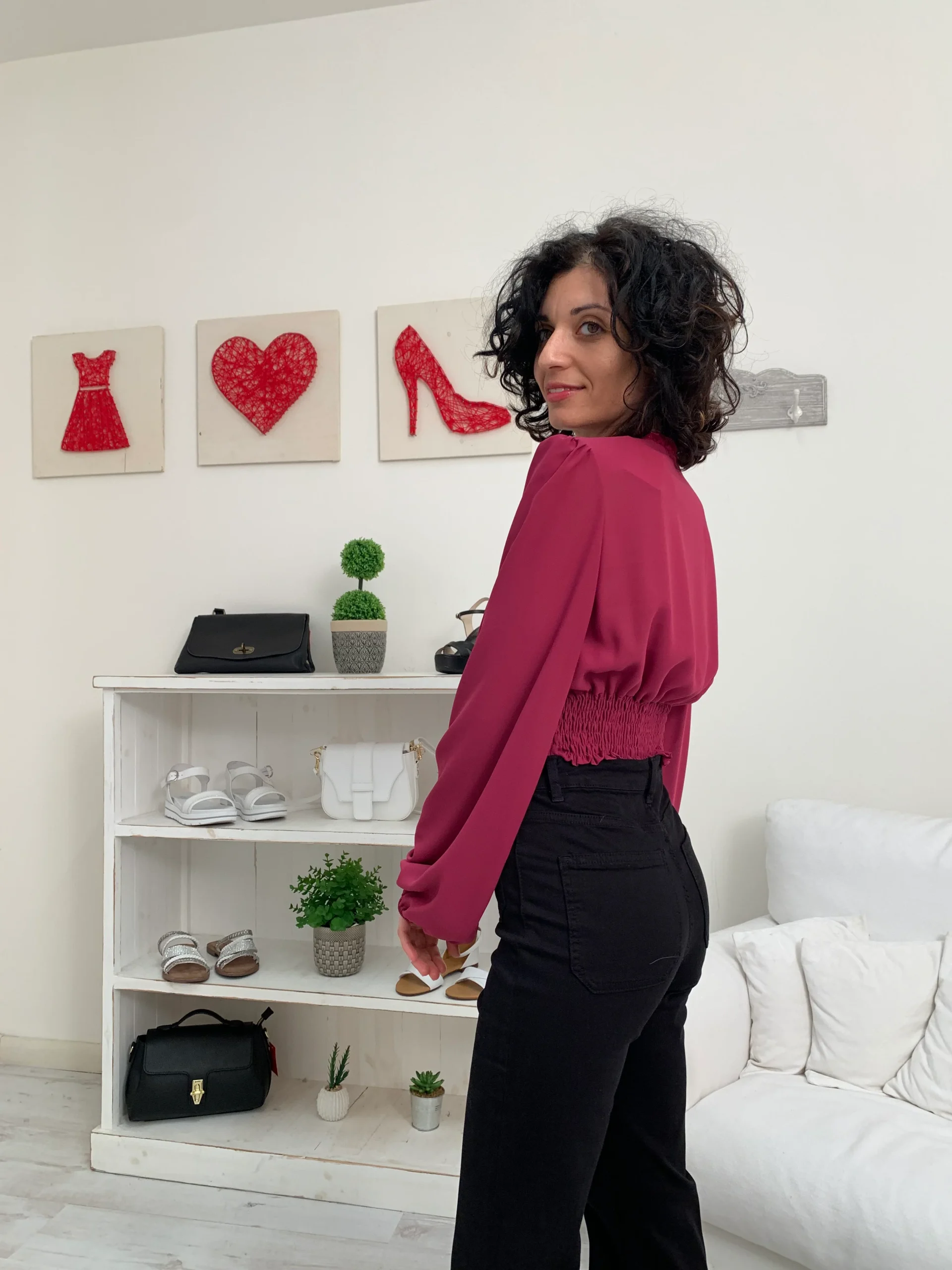 Top con pizzo BASIC - immagine 6