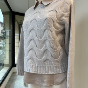 DANIEL &  MAYER - MAGLIONE TRECCE - GRIGIO