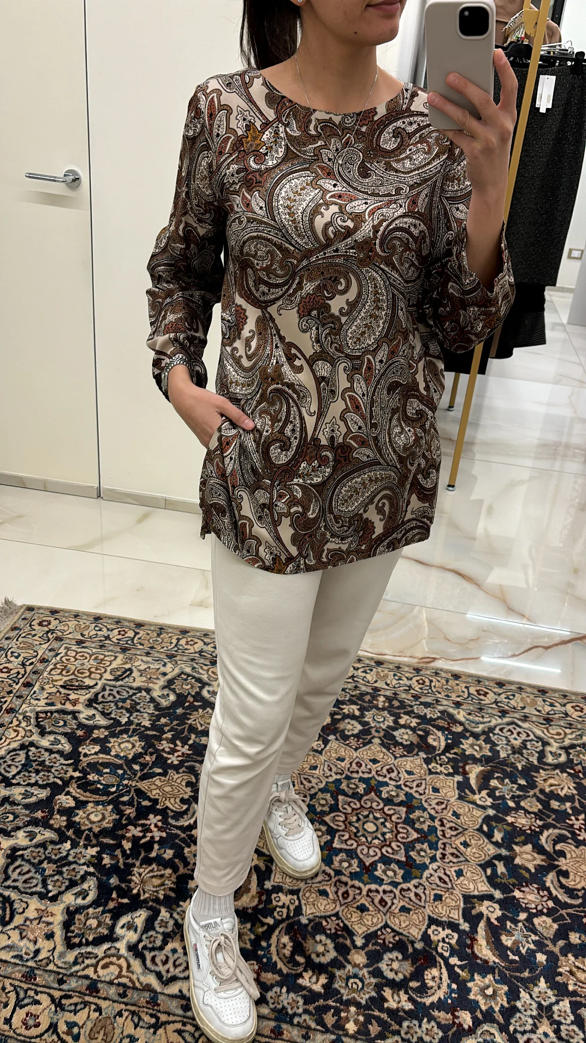 DANIEL & MAYER - MAGLIA DECORO - MARRONE - immagine 6