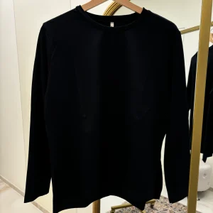 MARGARET - MAGLIA MANICA LUNGA MA6287 - BASICA - NERA