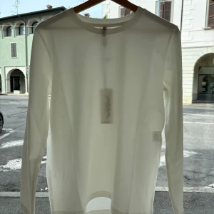 MARGARET - MAGLIA MANICA LUNGA - BASICA - BIANCO LATTE