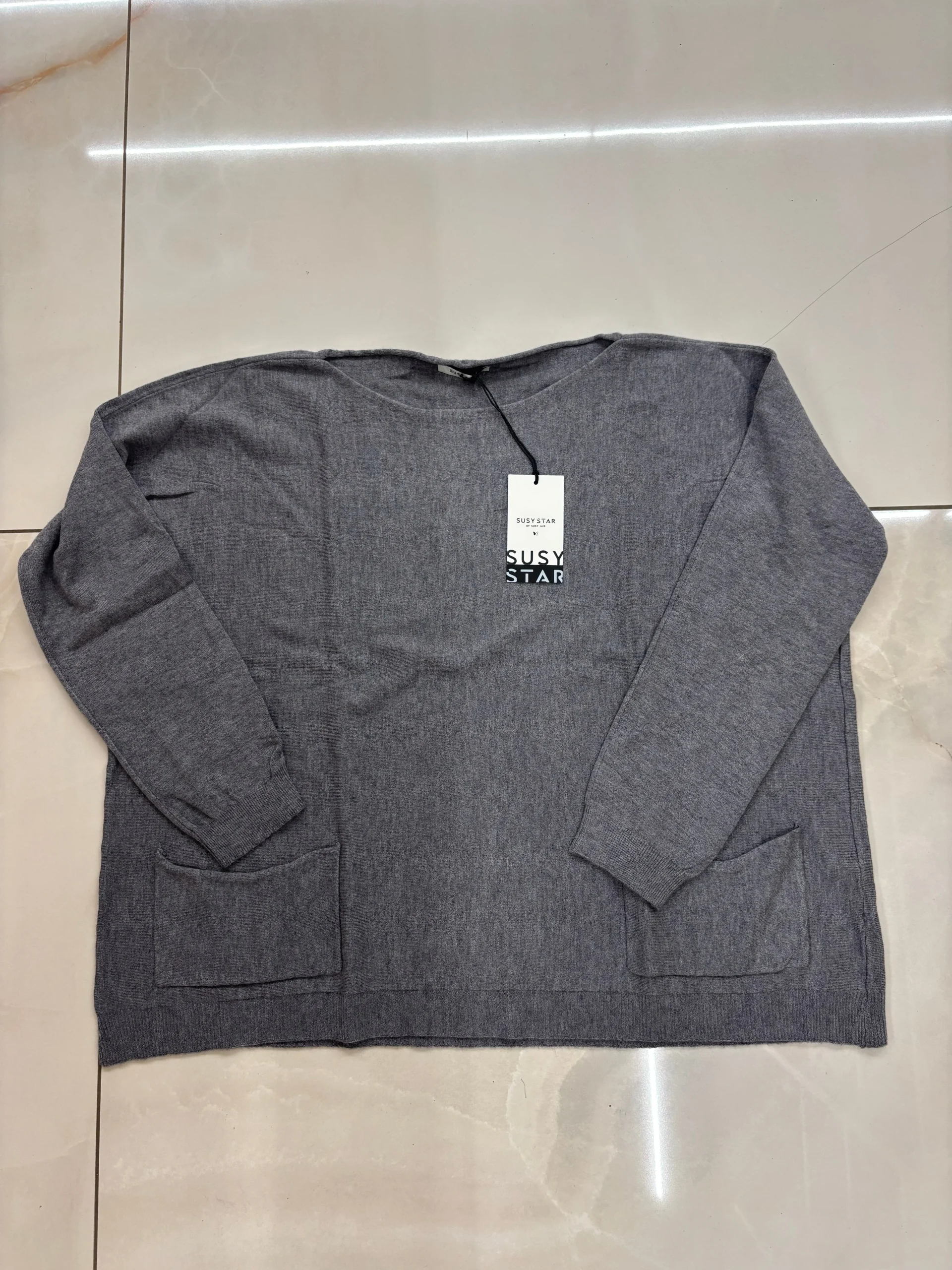 SUSY STAR - MAGLIONE BARCHETTA - GRIGIO - immagine 3