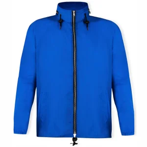 3875 Garu Makito | Giacca a Vento da Lavoro | Giubbotto | Cappuccio con Lacci | con Zip Intera | con Tasche | Kway