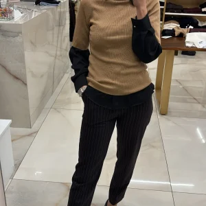 HAVEONE - MAGLIA MEZZO COLLO - CAMMELLO