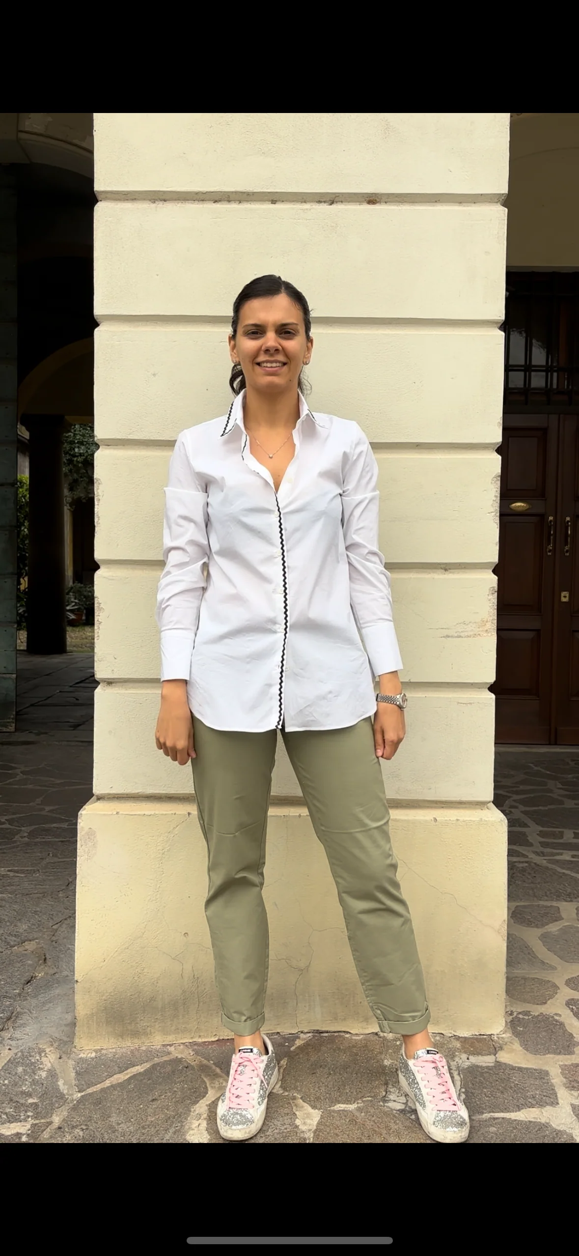 DANIEL & MAYER - CAMICIA RICAMO - BIANCO - immagine 8