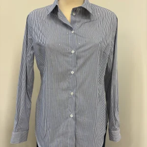 DANIEL & MAYER - CAMICIA IN COTONE STRASS - BLU