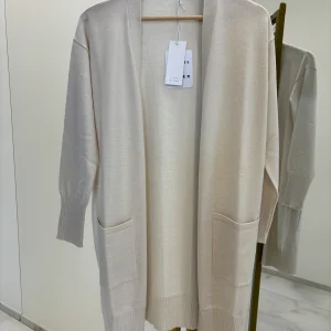 DANIEL &  MAYER -  CARDIGAN LUNGO - PANNA