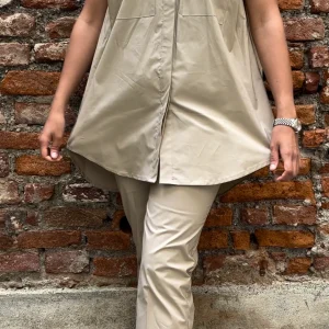 HAVEONE - PANTALONE SIGARETT - BEIGE