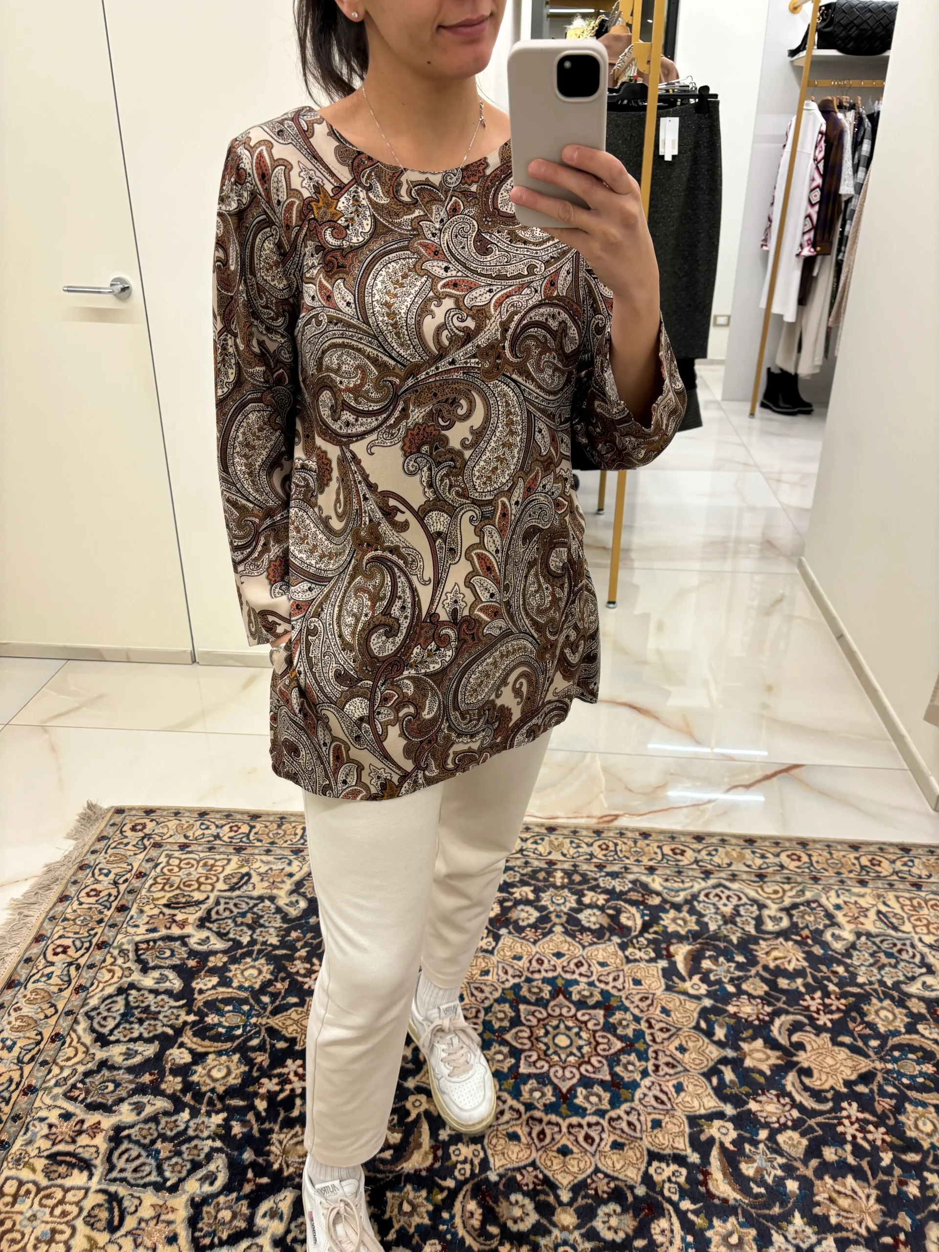 DANIEL & MAYER - MAGLIA DECORO - MARRONE