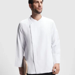 4500 Dabiz Roly | Giacca Cuoco | Uomo | Microfibra | Retro Traspirante | 150 gr/m2