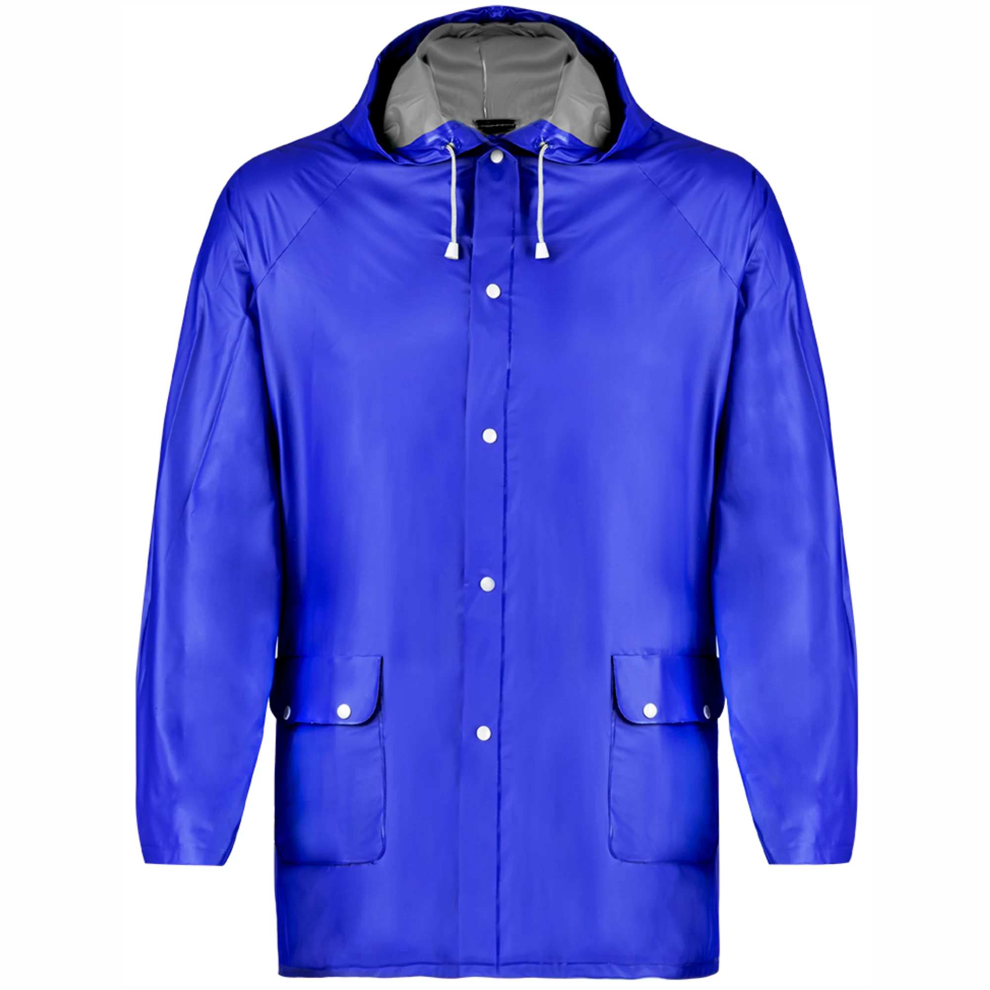 4551 Hinbow Makito | Giacca a Vento da Lavoro | Giubbotto | Impermiabile | in PVC | Con Cappuccio | con Tasche | Kway - immagine 2