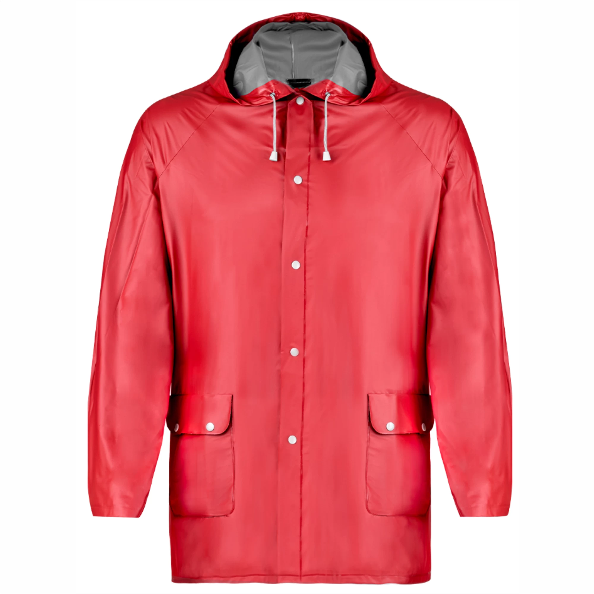 4551 Hinbow Makito | Giacca a Vento da Lavoro | Giubbotto | Impermiabile | in PVC | Con Cappuccio | con Tasche | Kway - immagine 4