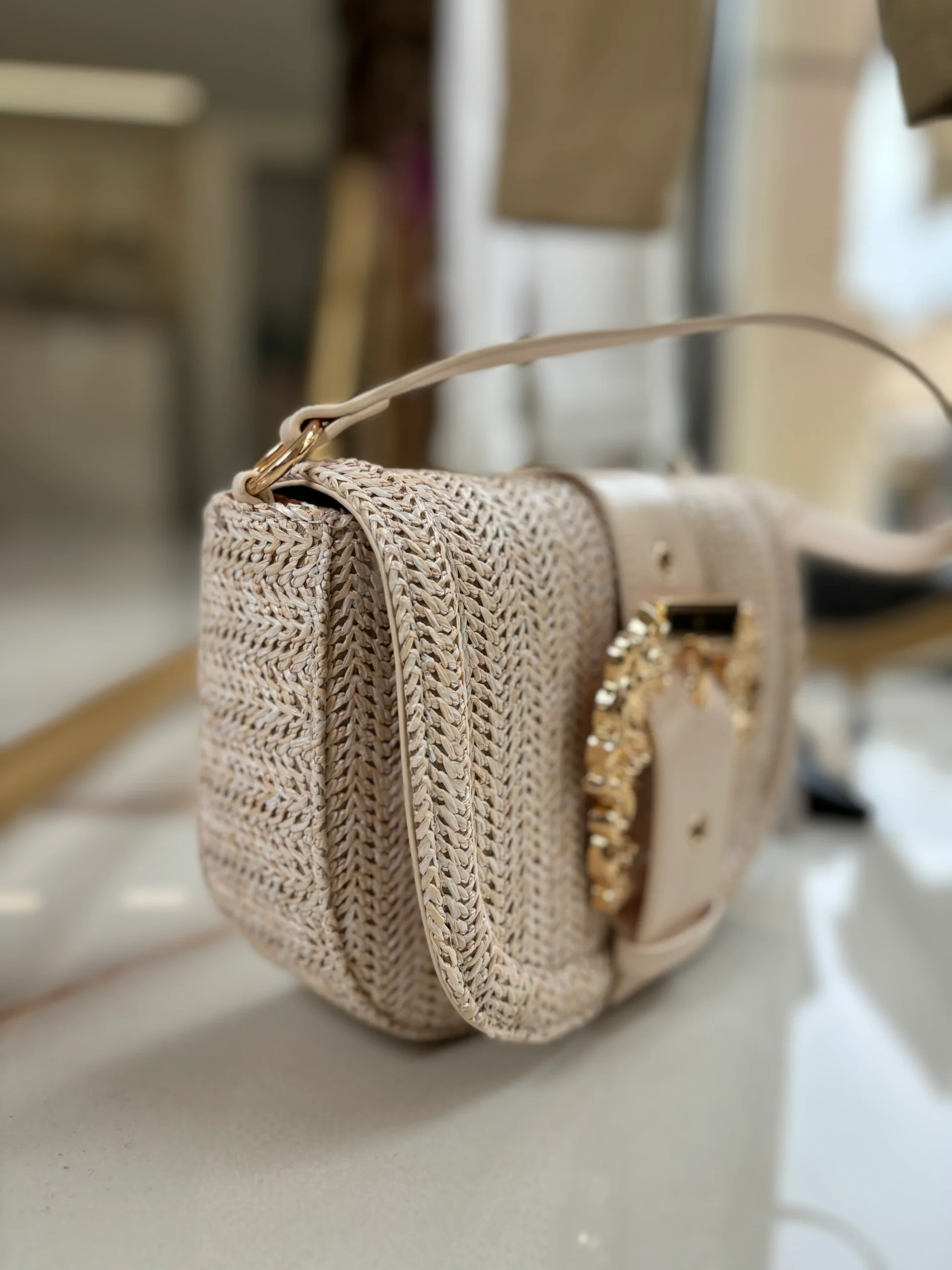 BORSA - LAVORATA - PANNA - immagine 3