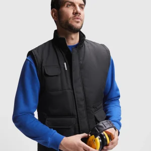 5067 Almanzor Roly | Gilet da Lavoro Multitasche | Smanicato | Uomo | Imbottitura Interna | Collo Alto
