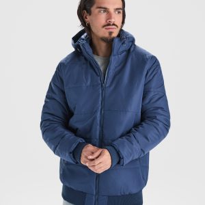 5085 Surgut Uomo Roly | Giubbotto imbottito | Idrorepellente | Cappuccio Removibile | Zip Frontale | con Tasche