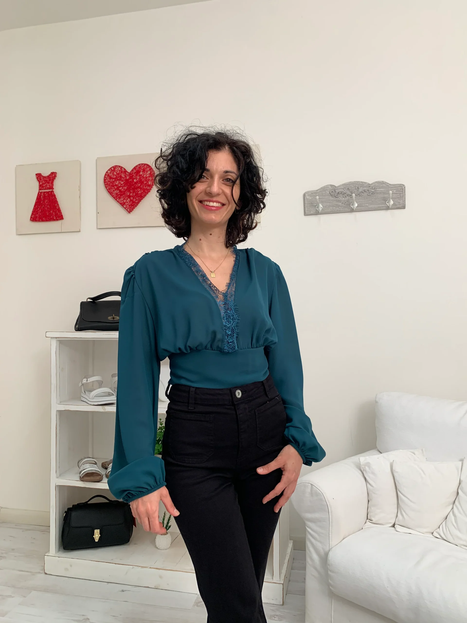 Top con pizzo BASIC - immagine 4