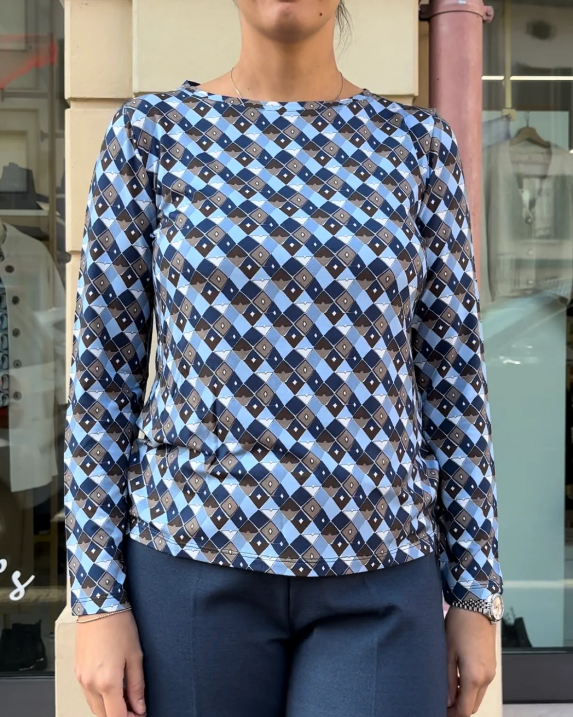 DANIEL & MAYER - MAGLIA in viscosa - ROMBO