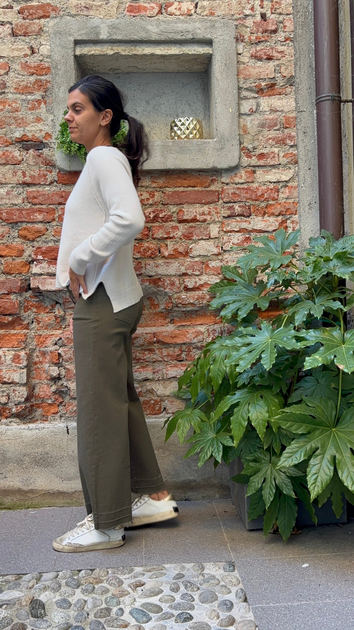 DANIEL & MAYER - JEANS MARTA - VERDE MILITARE - immagine 2