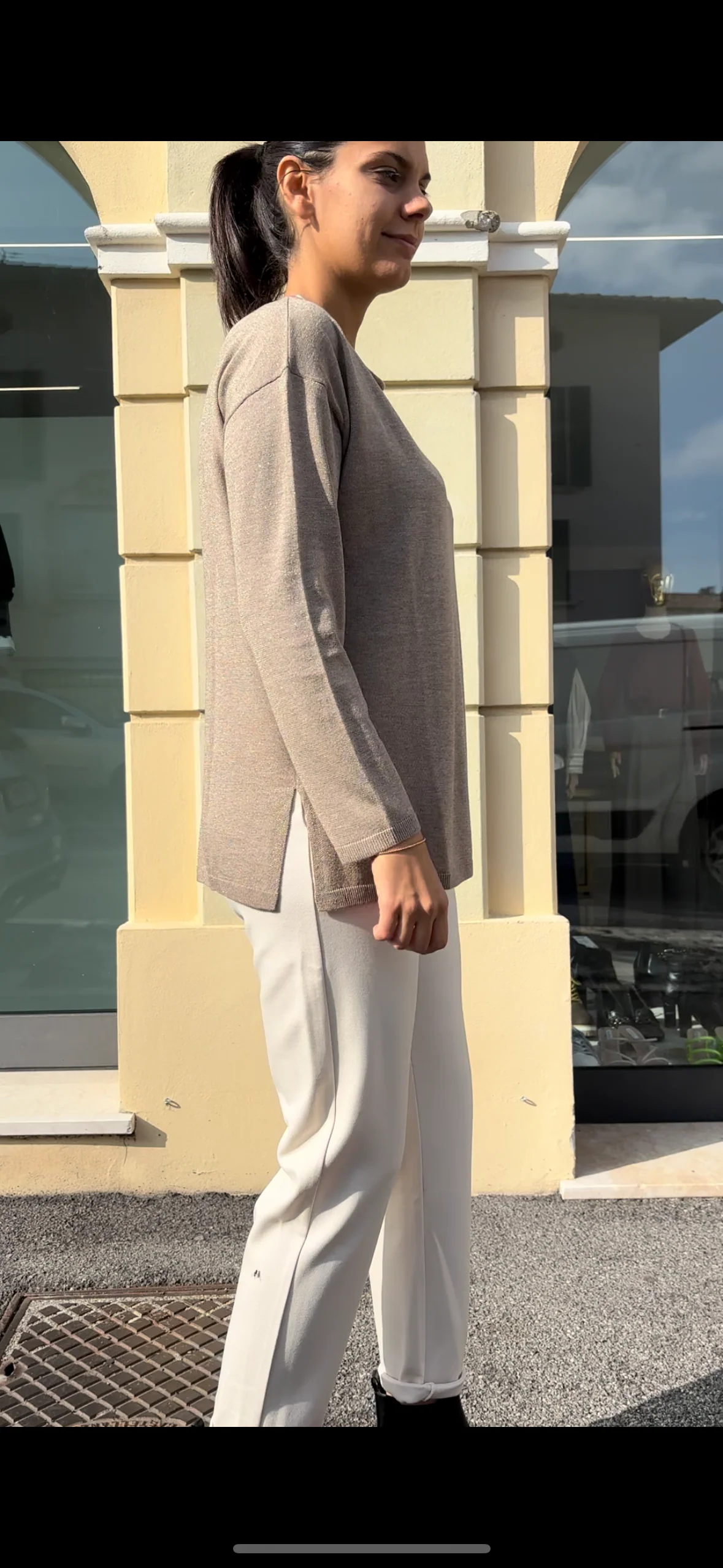 DANIEL & MAYER - MAGLIA "LUNGA" - CAFFELATTE - immagine 9