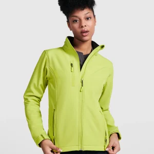 6437 Nebrasca Woman Roly | Giacca Softhshell | Donna | 2 Strati | con Tasche | Interno in Micropile | Elasticizzato | 300gr/m2