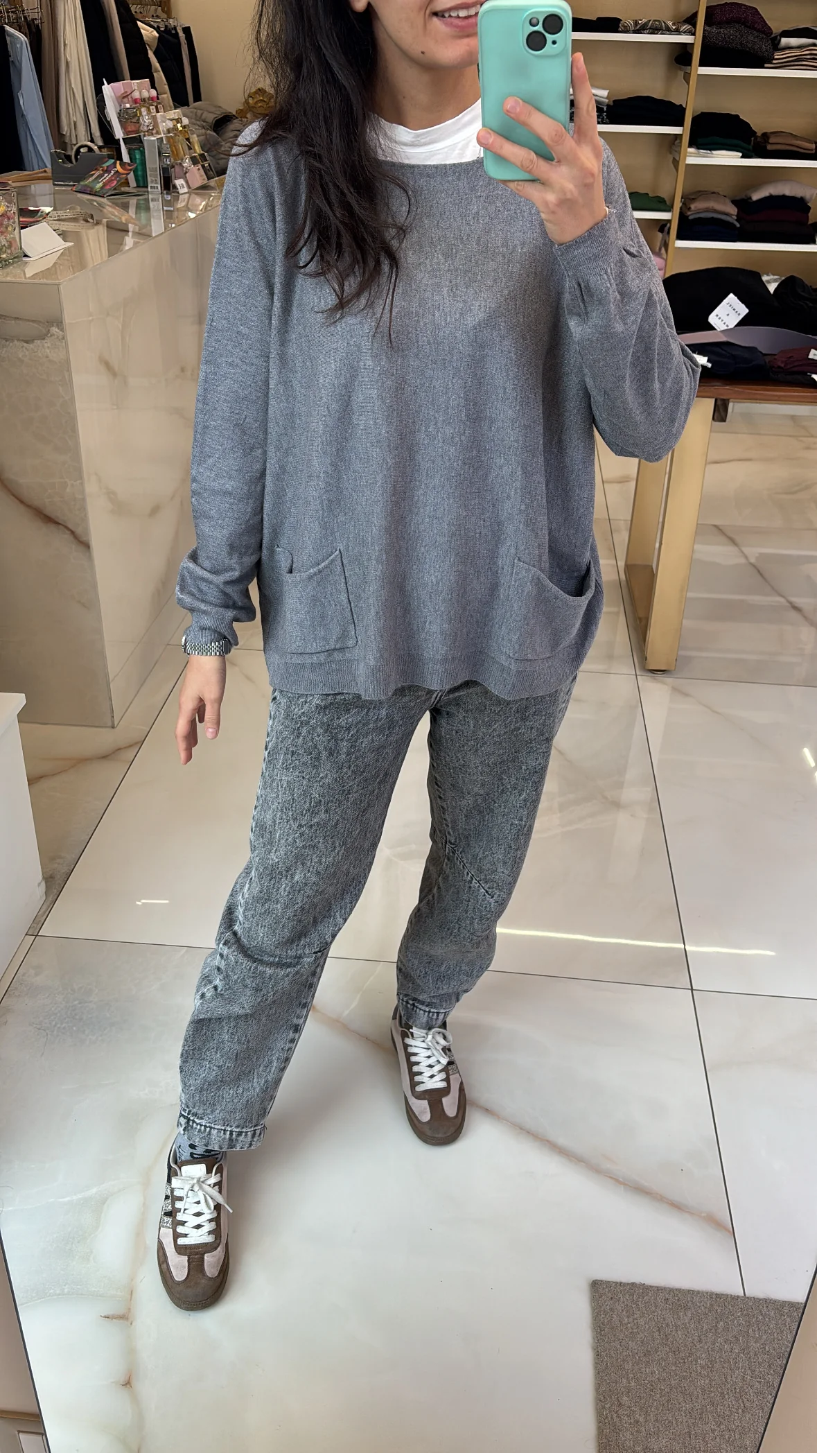 SUSY STAR - MAGLIONE BARCHETTA - GRIGIO - immagine 2