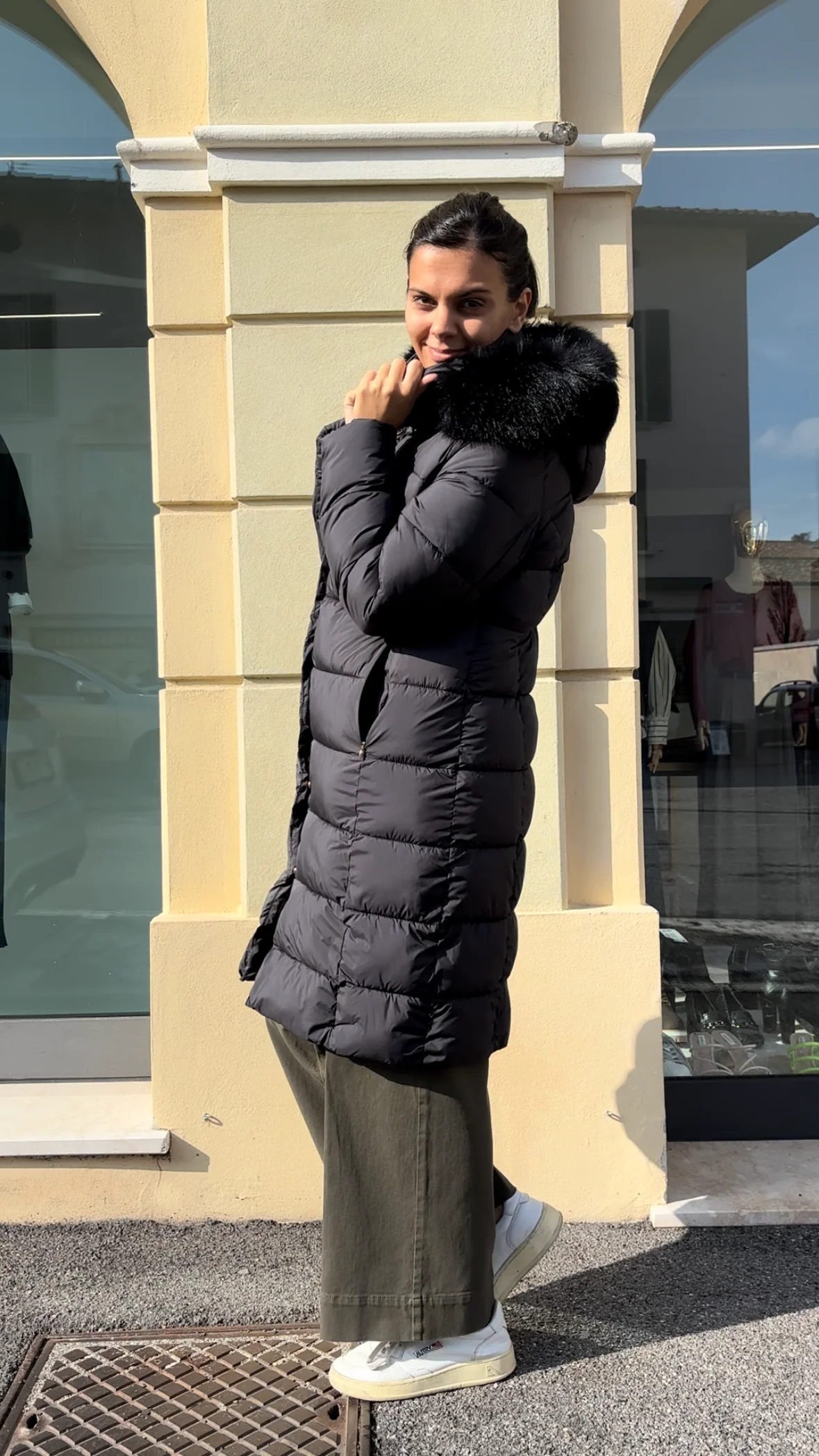 DANIEL & MAYER - GIUBBINO LUNGO - PREMIUM - NERO - immagine 2