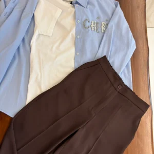 ANGELA DAVIS - PANTALONE CON COULISSE - CIOCCOLATO