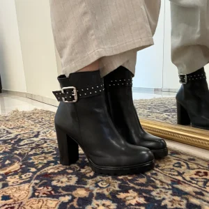 VIA STUDIO 4 - STIVALETTO ALTO - NERO