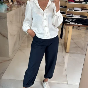 SOUVENIR - PANTALONE OVETTO - BLU