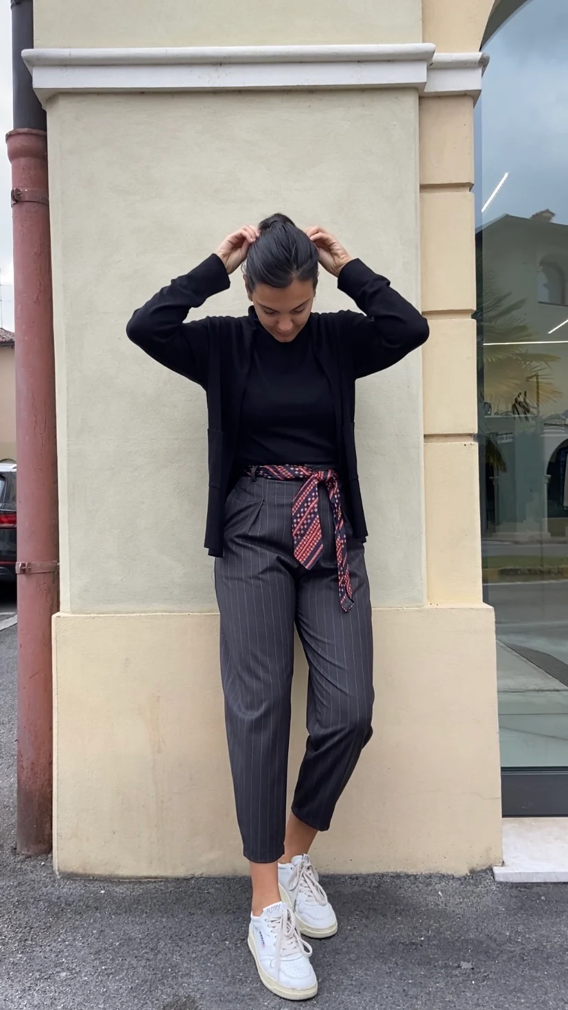 DANIEL & MAYER - CARDIGAN COORDINATO - NERO