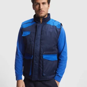 8414 Armada Roly | Gilet da Lavoro Multitasche | Smanicato | Uomo | Collo Alto | Con Imbottitura