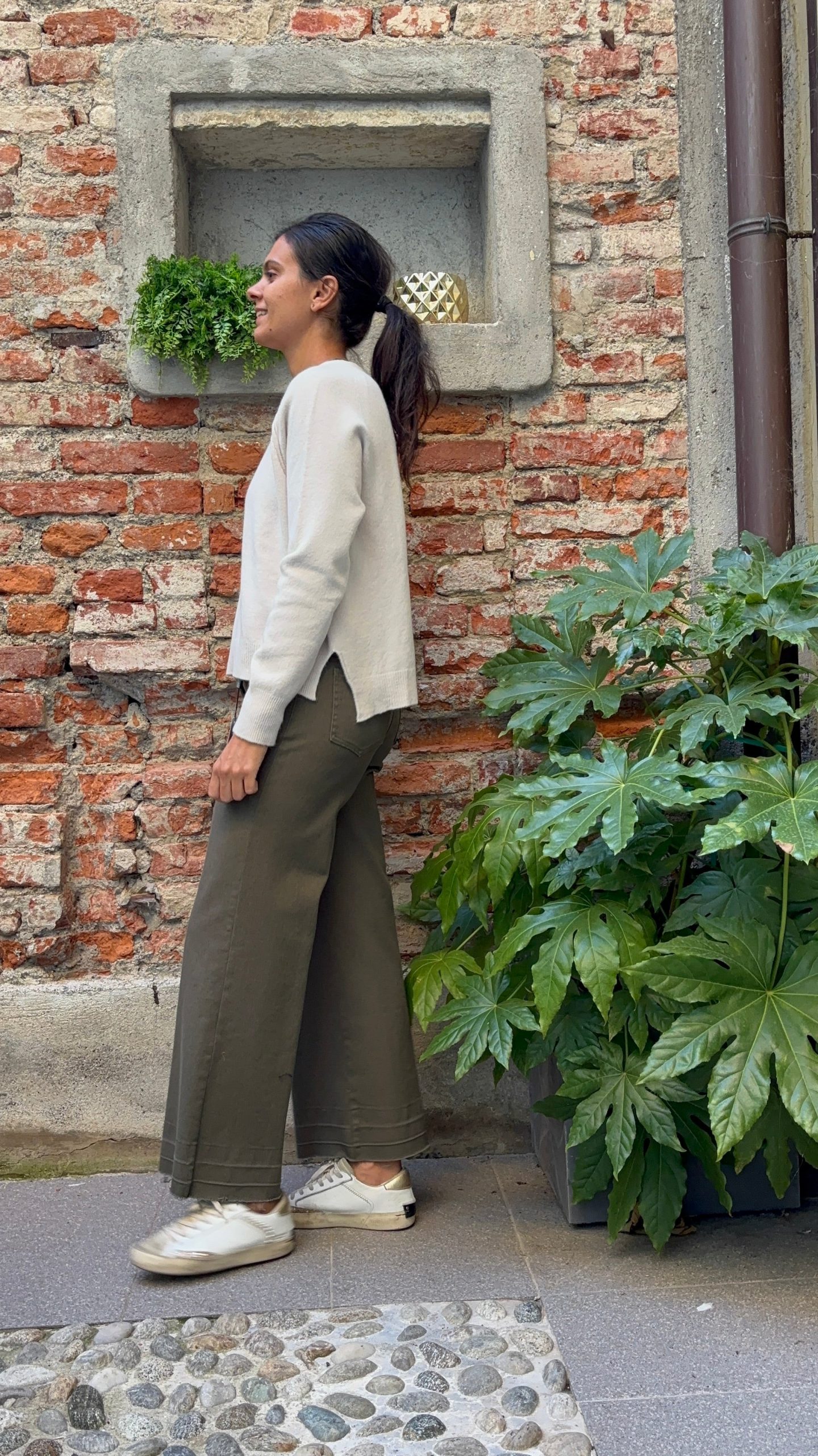 DANIEL & MAYER - JEANS MARTA - VERDE MILITARE - immagine 4