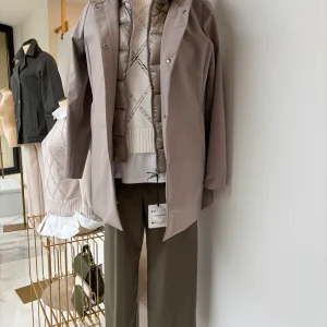 DANIEL & MAYER - GIUBBINO CON PIUMINO - BEIGE