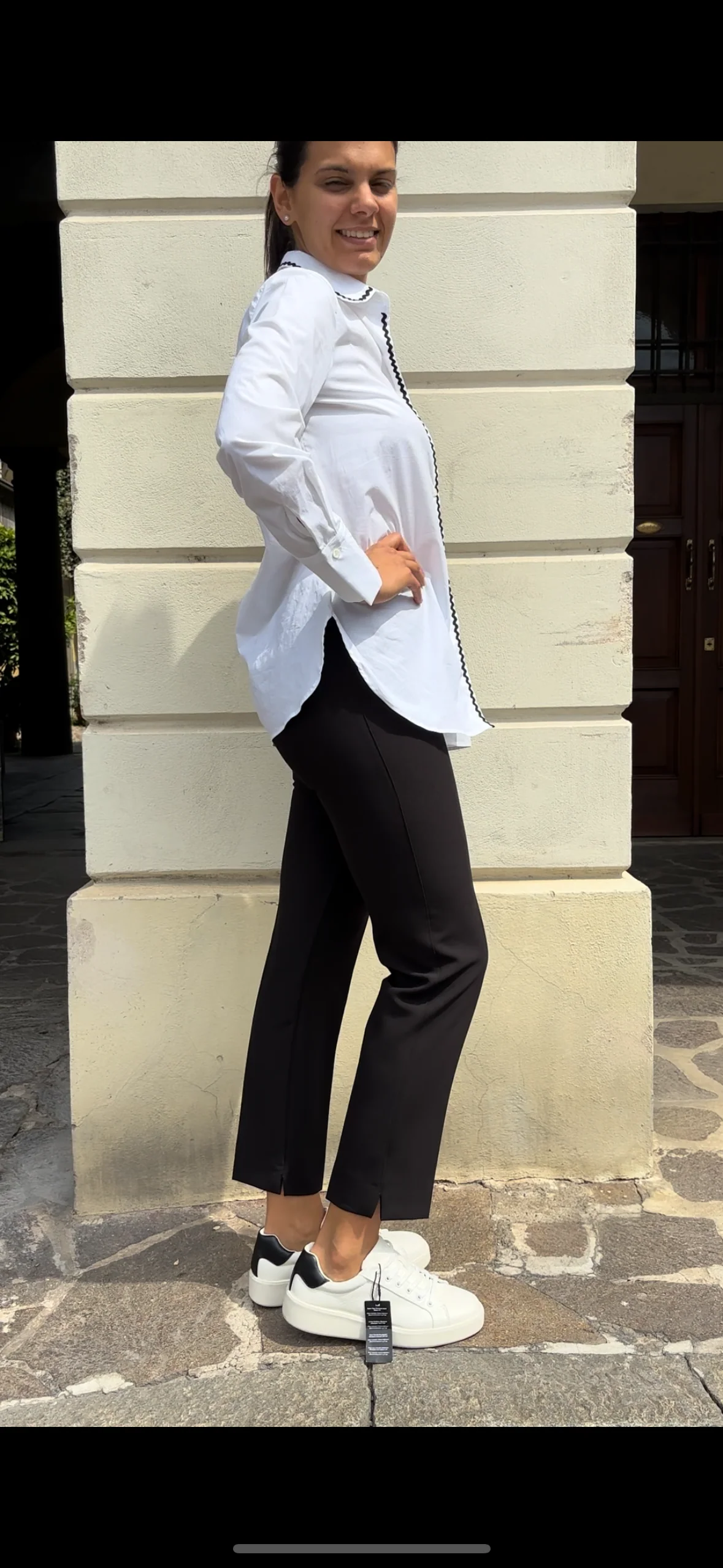 DANIEL & MAYER - CAMICIA RICAMO - BIANCO - immagine 5