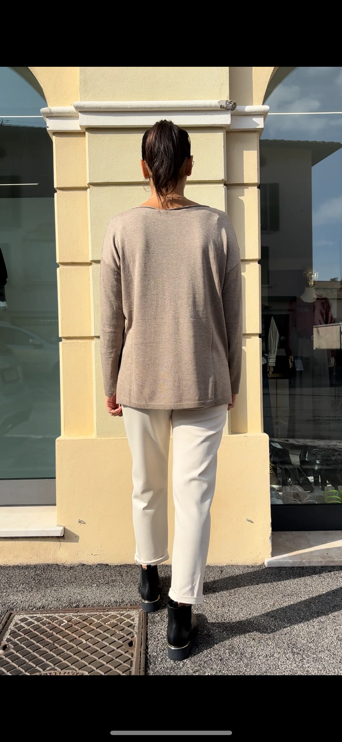 DANIEL & MAYER - MAGLIA "LUNGA" - CAFFELATTE - immagine 7