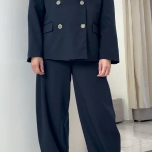 TENSIONE IN - GIACCA DOPPIOPETTO - BLU