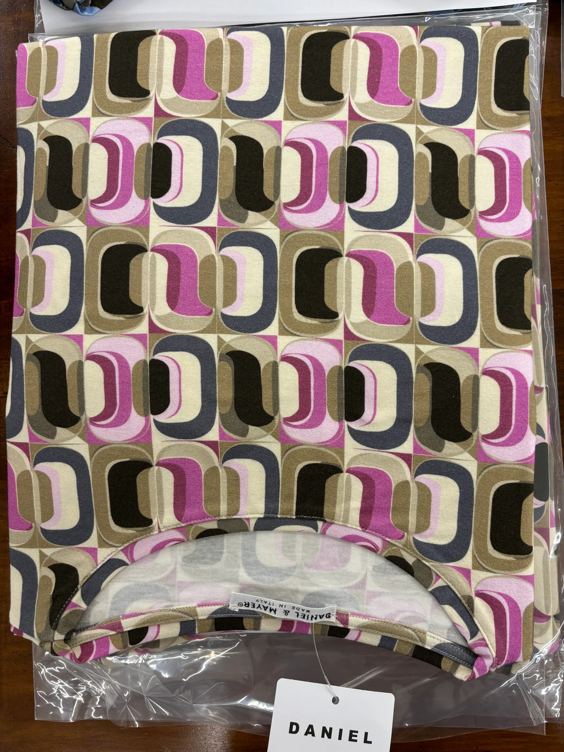 DANIEL & MAYER - MAGLIA in viscosa - OVALI ROSA - immagine 4