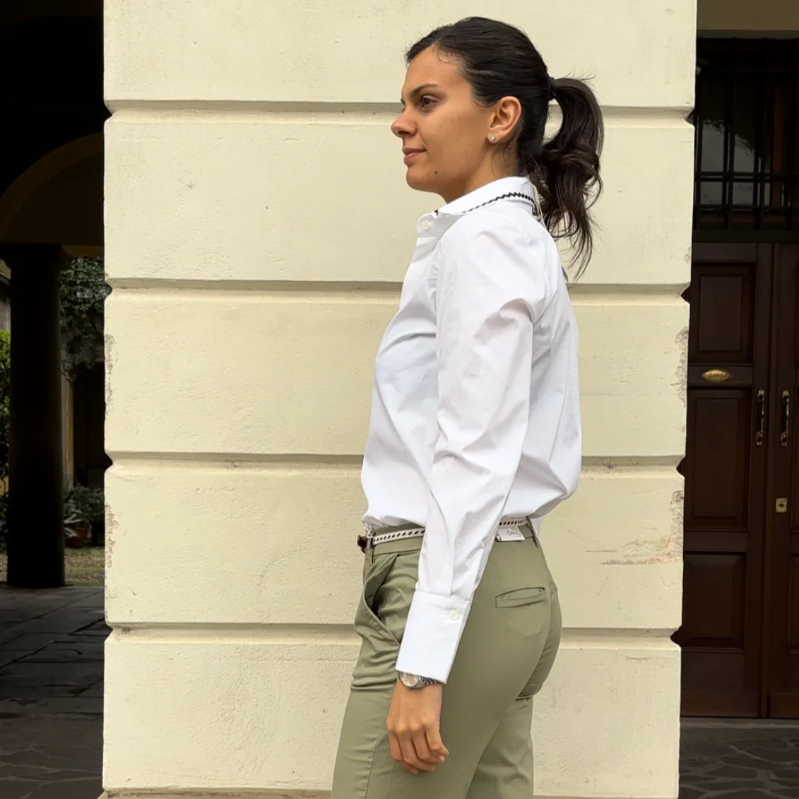 DANIEL & MAYER - CAMICIA RICAMO - BIANCO - immagine 4