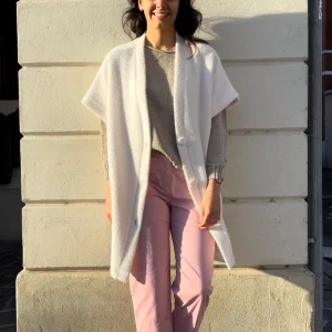 DANIEL & MAYER - CARDIGAN / CAPPA - BIANCO