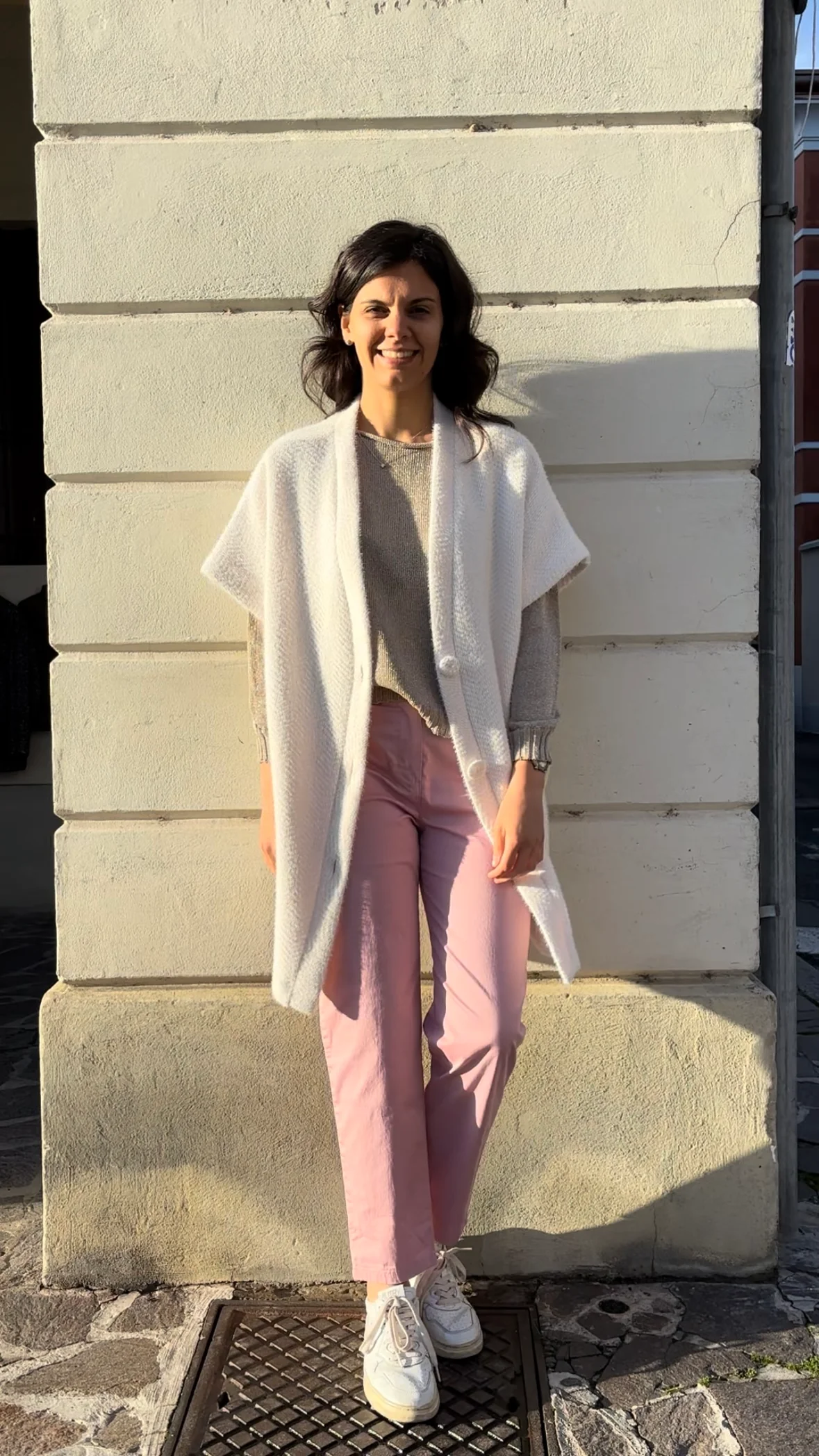 DANIEL & MAYER - CARDIGAN / CAPPA - BIANCO - immagine 2