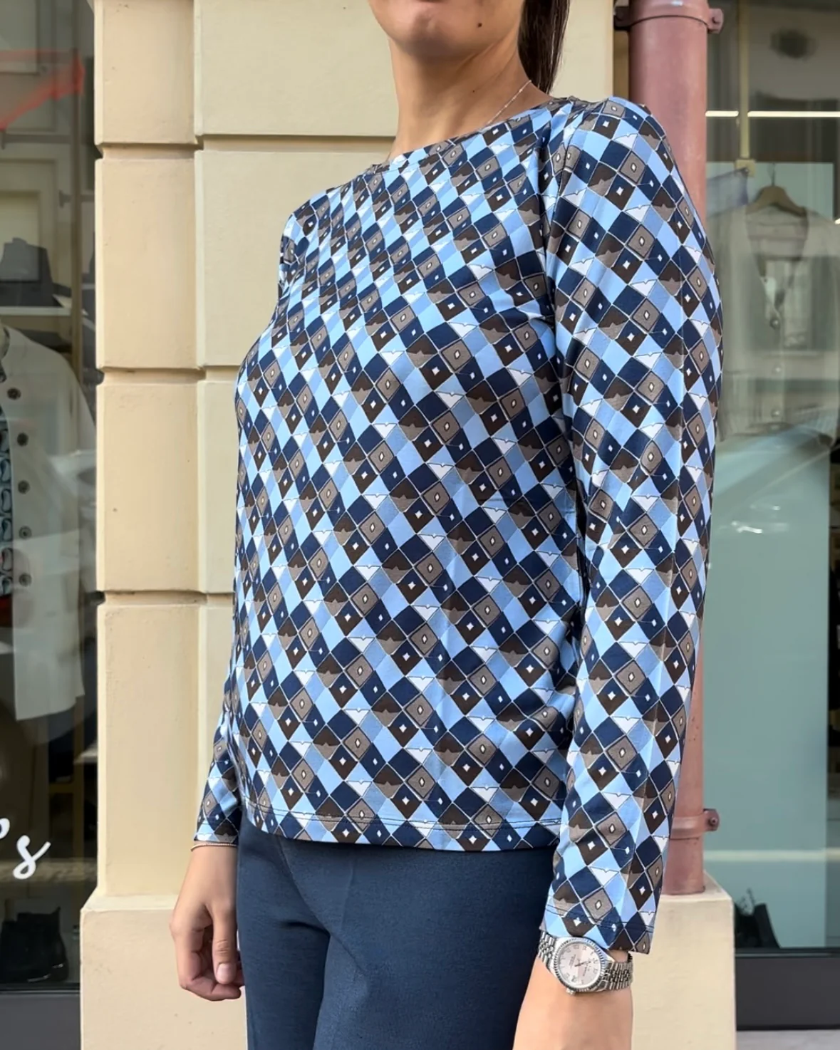 DANIEL & MAYER - MAGLIA in viscosa - ROMBO - immagine 3