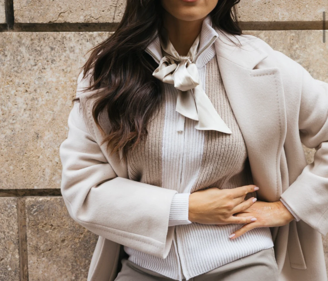 DANIEL & MAYER - CAMICIA IN SETA - BEIGE CON FIOCCO - immagine 4