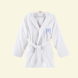 Accappatoio bambino ricamato