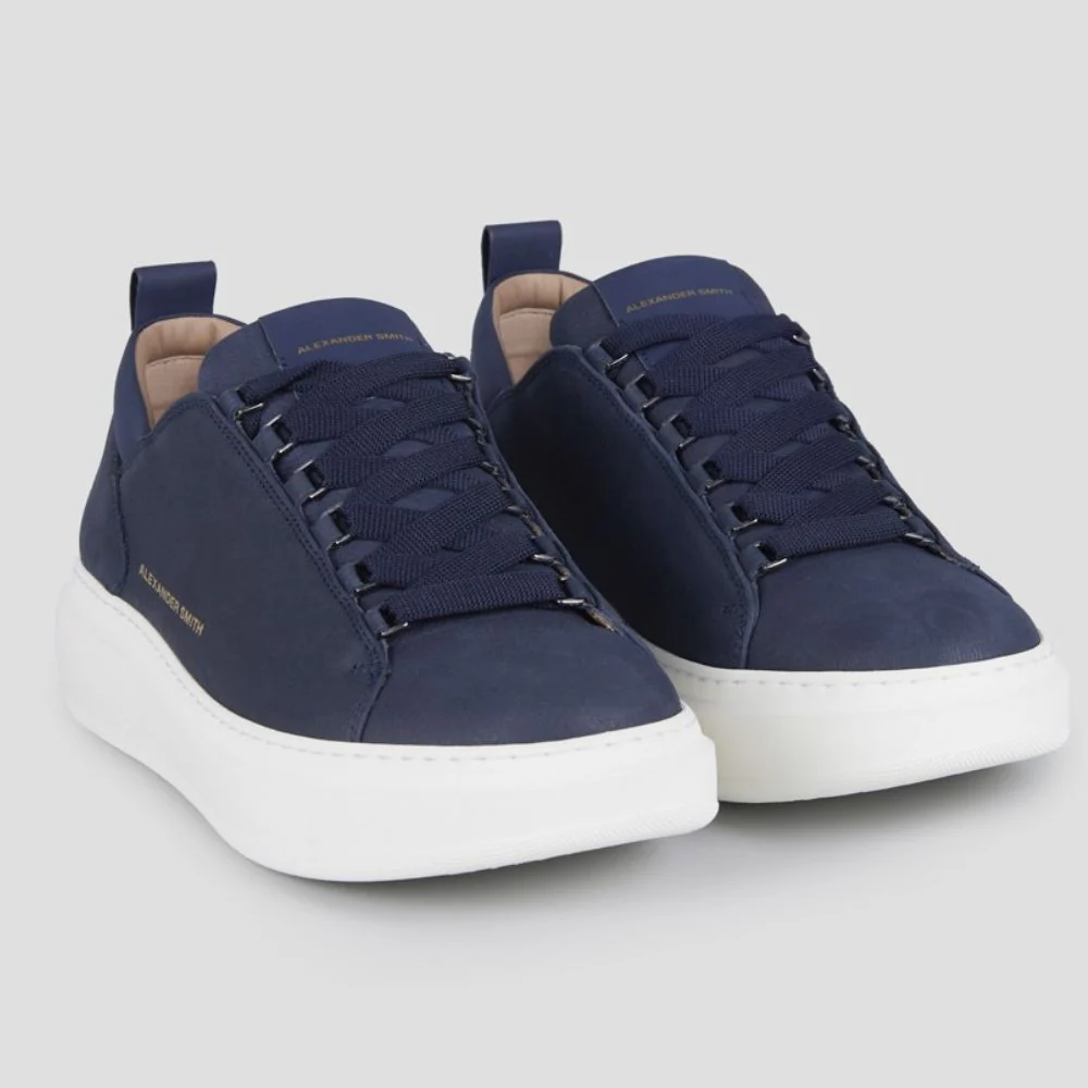 Alexander Smith sneakers da uomo in nabuk 2253-BLE - immagine 3